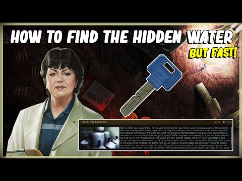 HOW TO FIND HIDDEN WATER IN DORMS - ESCAPE FROM TARKOV - THERAPIST TASK OPERATION AQUARIUS KEY 206
