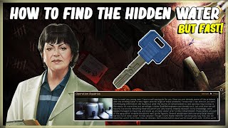HOW TO FIND HIDDEN WATER IN DORMS - ESCAPE FROM TARKOV - THERAPIST TASK OPERATION AQUARIUS KEY 206