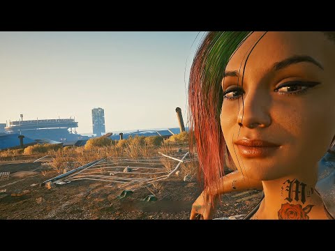 Cyberpunk 2077 - Leaving Night City with Judy and Panam