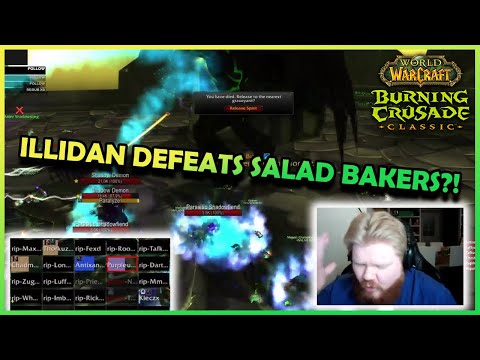 SALAD BAKERS have a tough time on ILLIDAN?! | TBC Phase 3 | Daily Classic WoW Highlights #264 |