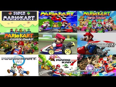 Mario Kart Series - All Courses (1992-2017)