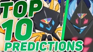 Pokemon Ultra Sun And Pokemon Ultra Moon, Top 10 Predictions
