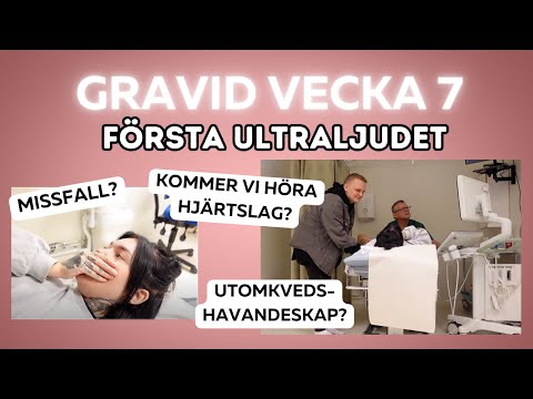 GRAVID VECKA 7, FÖRSTA ULTRALJUDET