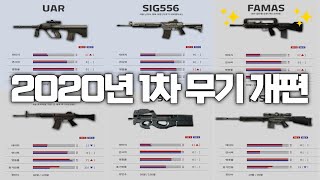 이번 무기개편 파마스 주무기 에이케이에서 파마스로 바뀌나..??