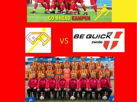 Samenvatting Go-Ahead Kampen en Be-Quick'28 van 10 januari 2015.