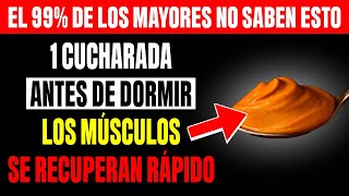 Adultos mayores, por favor HAGAN ESTO antes de dormir o sus músculos seguirán desapareciendo