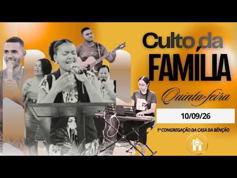 Culto de Quinta-Feira da Família |  1ª Congregação da casa da Bênção Nova Viçosa-BA  #culto #louvor