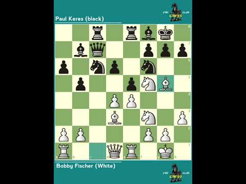 Bobby Fischer vs Paul Keres ◉ It Zurich - Switzerland 1959 ✓ Fischer’s Brilliant Sacrifice!