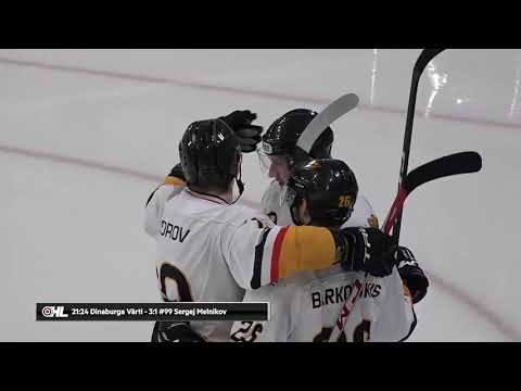 Optibet Hokeja Līga: HK Olimp/Venta 2002 - HK Dinaburga. Spēles labākie momenti (07.02.2021)