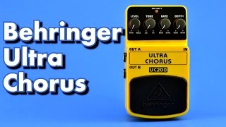 Video thumbnail for Behringer Ultra Chorus UC200 Guitar Pedal Demo by Erik Z