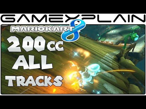 200cc on ALL 48 tracks in Mario Kart 8 (60fps)
