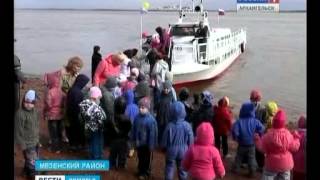 Из Каменки в Мезень на новом пассажирском катере