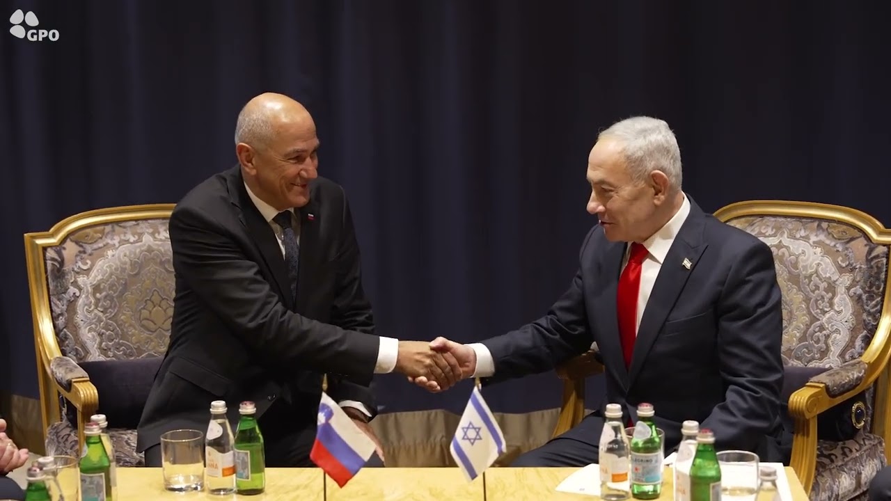 ראש הממשלה בנימין נתניהו נפגש עם ראש ממשלת סלובניה יאנז יאנשה
