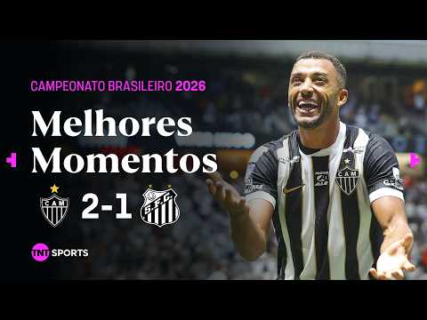 GALO VIRA COM GOLAÇO DE BICICLETA NOS ACRÉSCIMOS E “APAGA” GOL DE GABIGOL | ATLÉTICO-MG 2X1 SANTOS