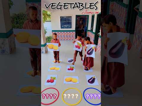 Jump on Vegetable Pictures #shortvideo #viral #kidslearning #trending #popular #shorts