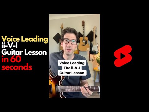 Voice Leading The ii-V-I in 60 Seconds #shorts version