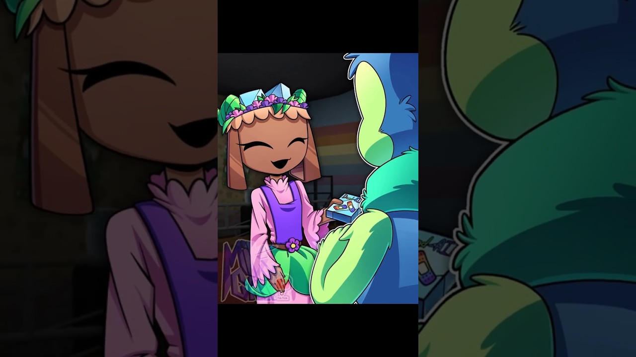 Squirm ate bandage.. 🩹🐛 #dandysworld #recommendations #animation #bassie #cosmo #squirm #eat #shorts