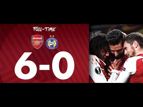 Arsenal 6-0 BATE Borisov | 700 Wins For Wenger