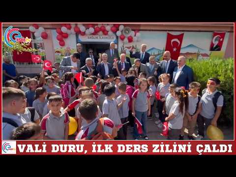 Vali Duru, ilk ders zilini çaldı