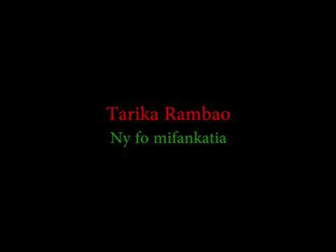 Rambao - Fo mifankatia (tononkira)