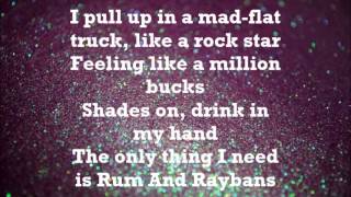 Sean Kingston Ft.Cher Lloyd - Rum And Raybans (Lyrics)