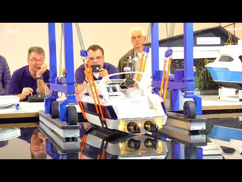 SUPER RC YACHT ACTION \\ MARINA-CRANE TRANSPORT RC BOAT \\ INTERMODELLBAU