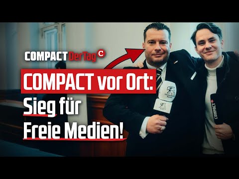 COMPACT vor Ort: Sieg für Freie Medien!💥
