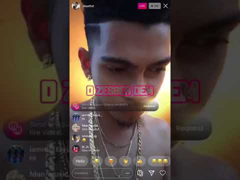 Mouttxt showing off his bling