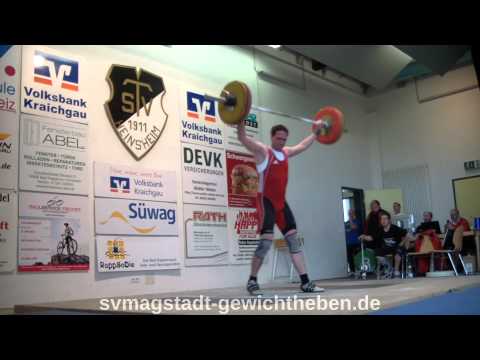 Gruppe AK1 2 Baden Württembergische Meisterschaft der Masters Gewichtheben 2014 04 25