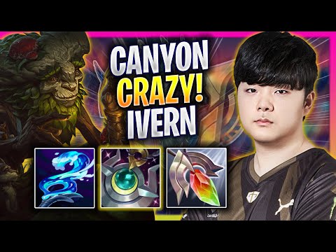 CANYON CRAZY GAME WITH IVERN! - GEN Canyon Plays Ivern JUNGLE vs Skarner! | Season 2024