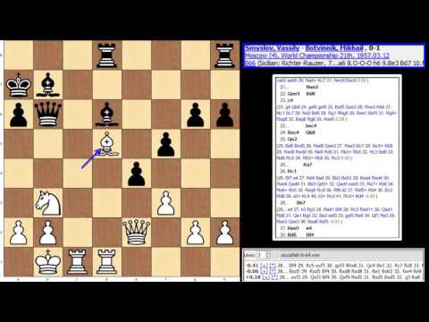 World Championship 1957-Game 4-Smyslov,Vassily-Botvinnik,Mikhail