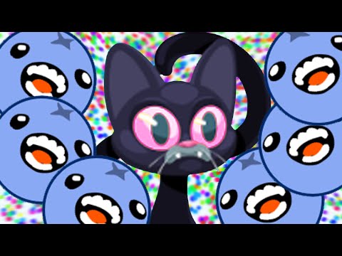 Agario Solo Black Cat Boss Mode! (Agar.io Funny Moments)