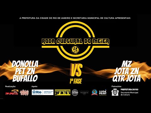 Batalha de Mc´s (Trio) - Donolla/Pet ZN/Bufallo X MZ/Jota ZN/QTR Jota-Roda Cultural do Méier-1ªFase🔥