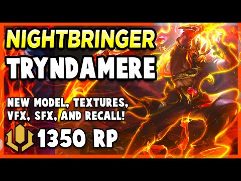 *NEW* NIGHTBRINGER TRYNDAMERE IS A CRIT MONSTER - League of Legends Gameplay