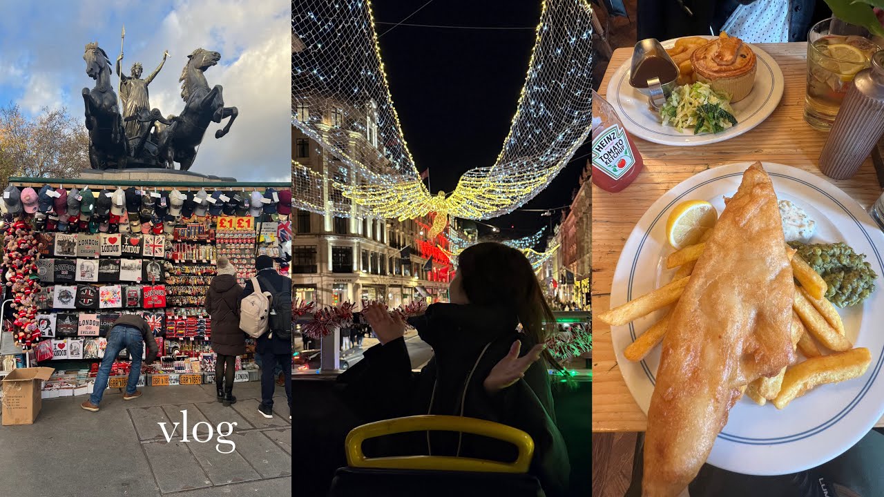 【イギリス旅行】初めてのロンドンVlog🇬🇧🎄