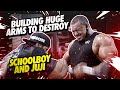 BUILDING HUGE ARMS TO DESTROY JUJI AND SCHOOLBOY!