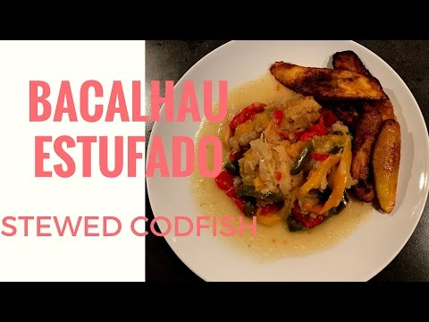 Receita de Bacalhau Estufado/ Stewed Codfish recipe/ Recept Gestoofde Kabeljauw