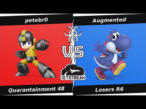 Quarantainment 48 Losers R6 - petebr0 (MegaMan) Vs. Augmented (Yoshi) Smash Ultimate - SSBU