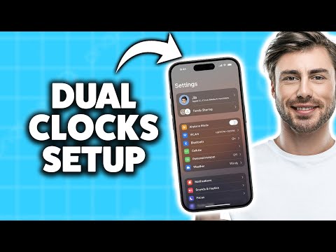 How To Enable Dual Clocks On iPhone Lockscreen & Homescreen 2026 (Step-By-Step Tutorial)