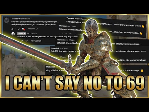 The MOST OVERCONFIDENT 1 vs. 4 - I made a Dude ask me 69 times to play Warmonger | #ForHonor