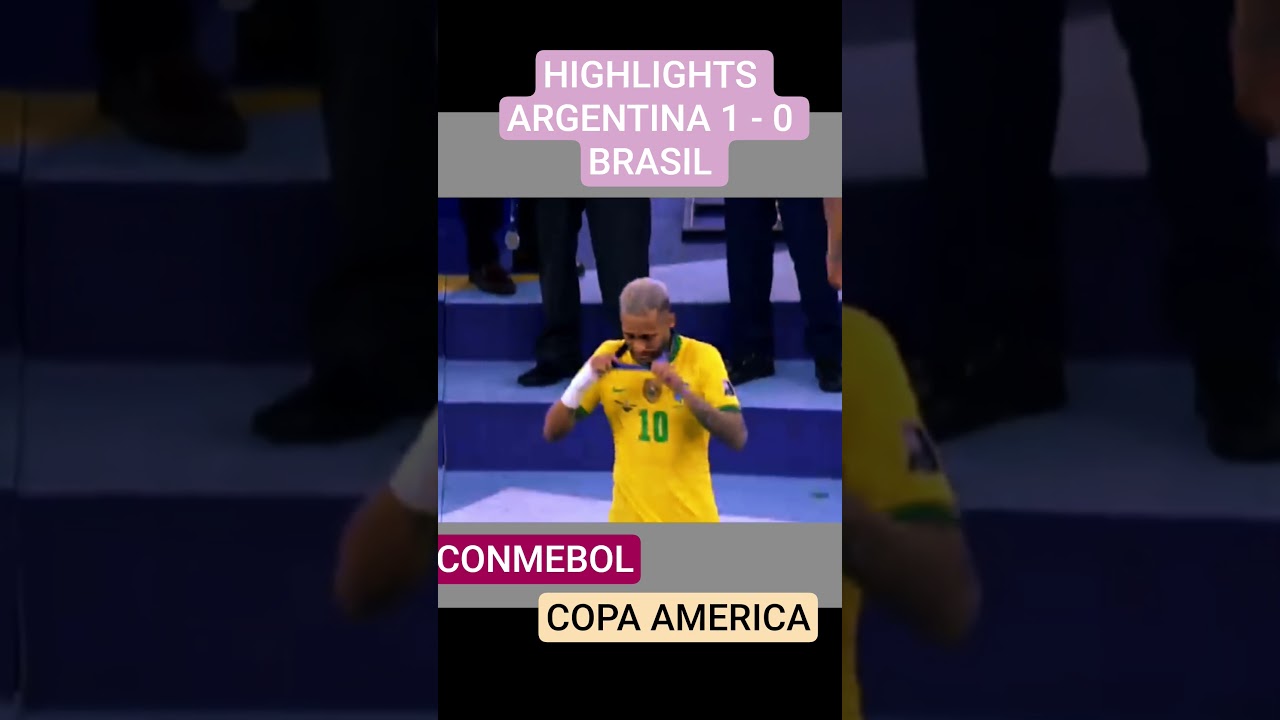 HIGHLIGHTS ARGENTINA 1 - 0 BRASIL |COPA AMÉRICA 2021 | #argentina #football #internationalfriendly