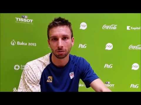 Badmintonista Petr Koukal po úspěšném osmifinále na Evropských hrách