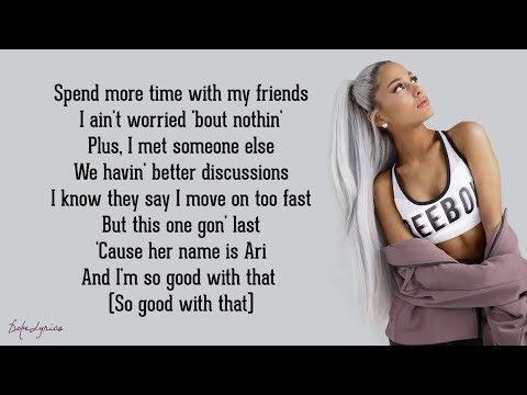 Thank you next lyrics