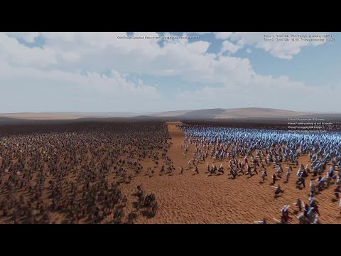 500.000 Jedi VS 1 Million Spartans | Ultimate Epic battle Simulator 2 | UEBS 2
