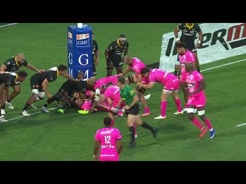 TOP 14 - Essai de Joe MARCHANT (SFP) - Stade Rochelais - Stade Français Paris