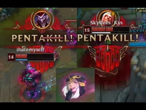 LOL DOUBLE PENTAKILL SHACO & VLADIMIR | 1 Game 2 Pentakills | Double Penta 2017