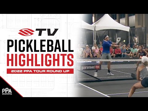 Jay Devilliers Backhand Pickleball Highlight - 2022 PPA Tour Round Up Mixed Doubles
