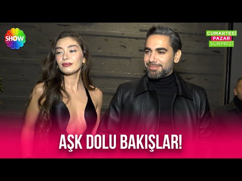 Kadir Doğulu ve Neslihan Atagül'ün birbirlerine aşk dolu bakışları!