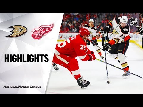 Ducks @ Red Wings 10/8/19 Highlights