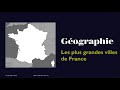 Les 11 plus grandes villes de France